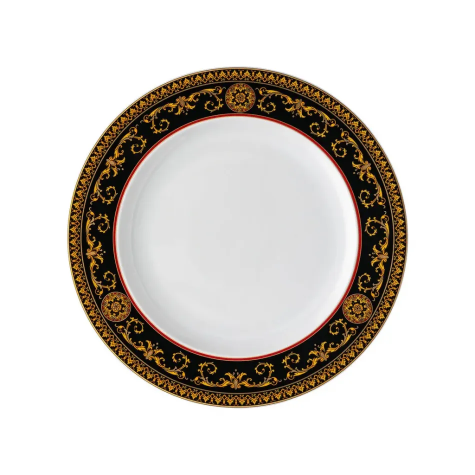 Medusa Red Dinner Plate 10 1/2 in