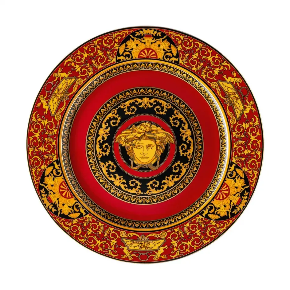 Medusa Red Service Plate 11 3/4 in