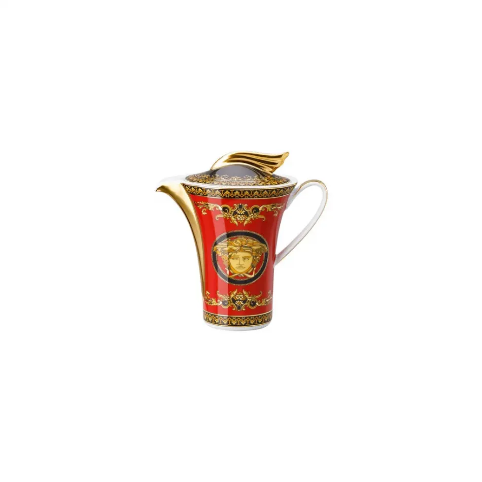 Medusa Red Creamer Covered 7 oz