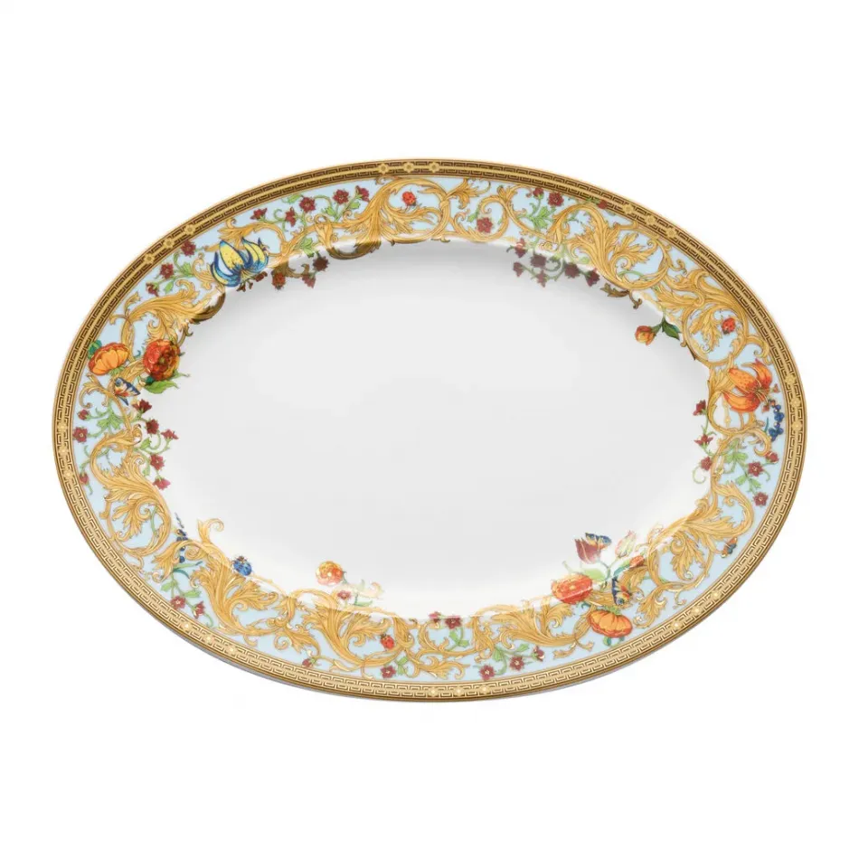 Butterfly Garden Platter 13 1/2 in