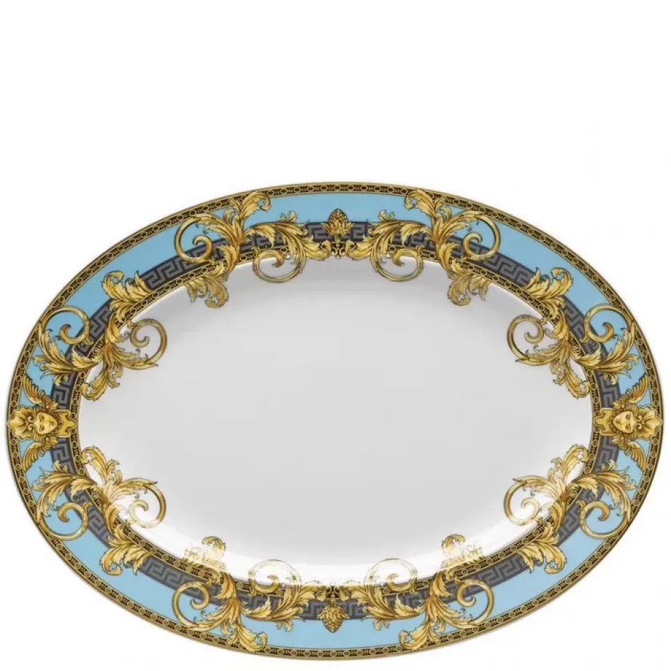 Prestige Gala Bleu Platter 13 1/2 In 13 1/2 in