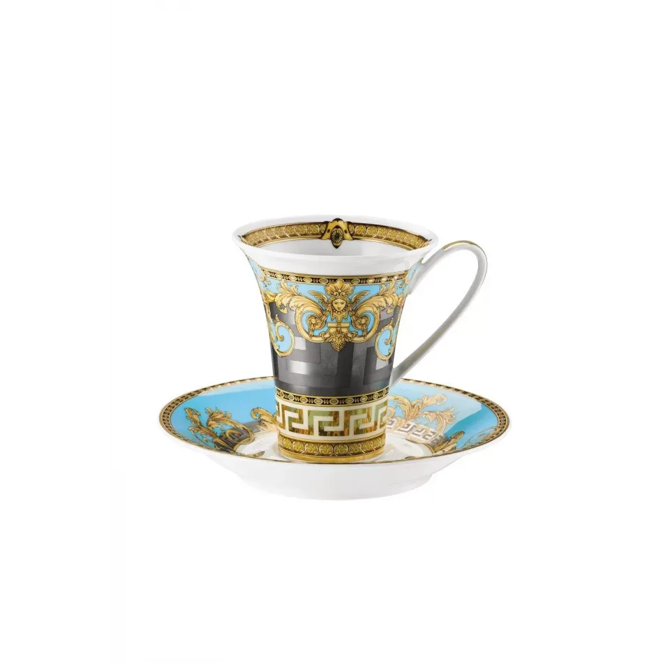 Prestige Gala Bleu Coffee Cup & Saucer 6 oz