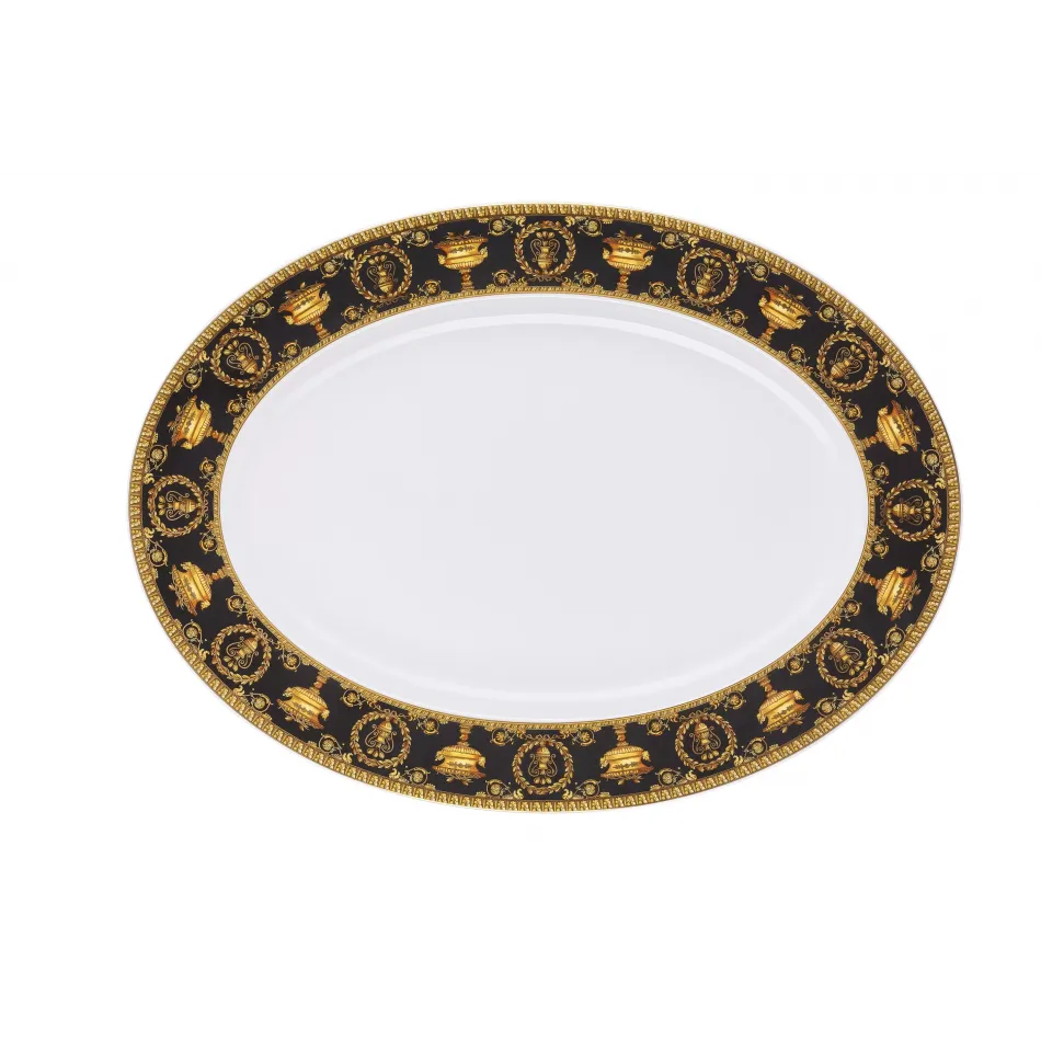 I Love Baroque Nero Platter 15 3/4 in