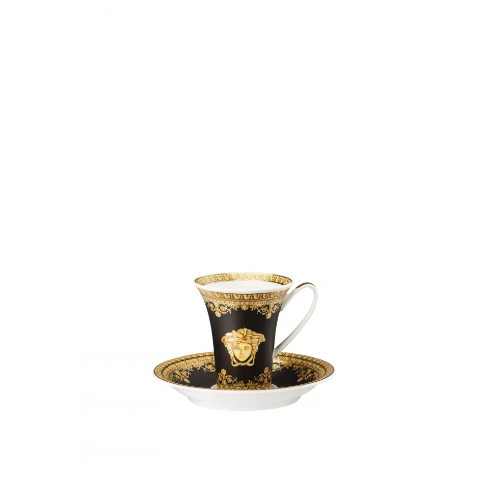 I Love Baroque Nero After Dinner Cup & Saucer 5 in