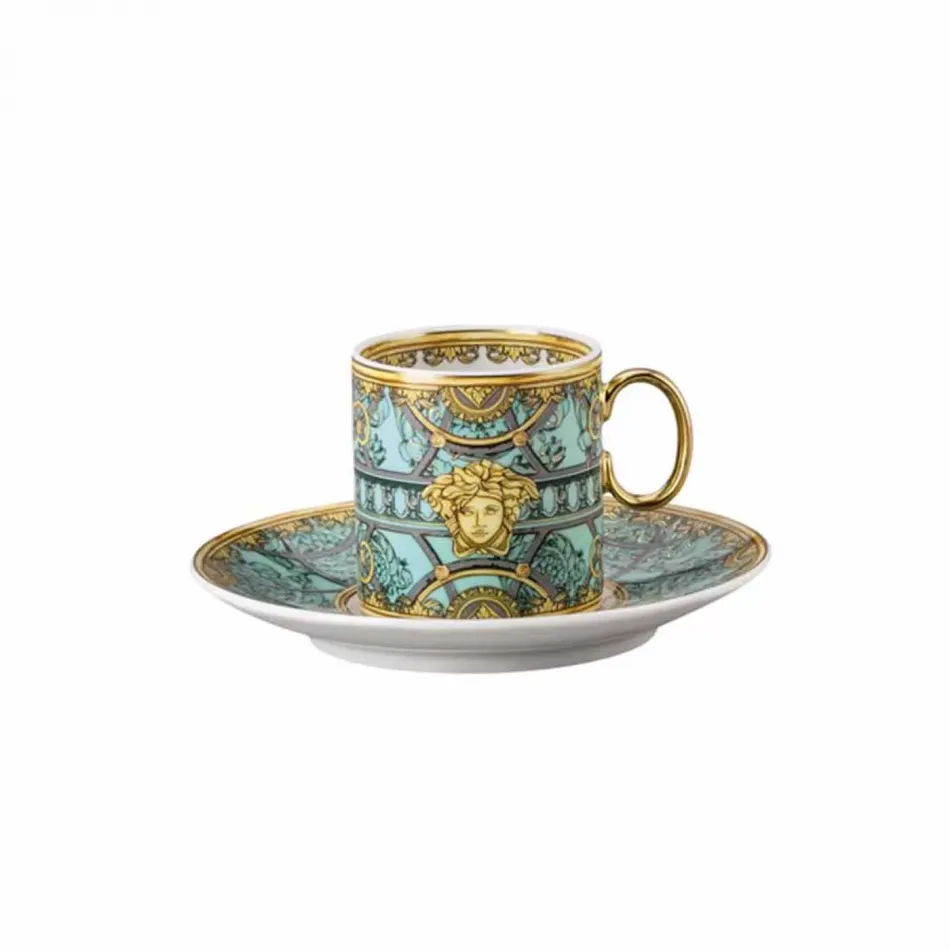 La Scala Del Palazzo Verde After Dinner Cup & Saucer 4 1/4 in 3 oz