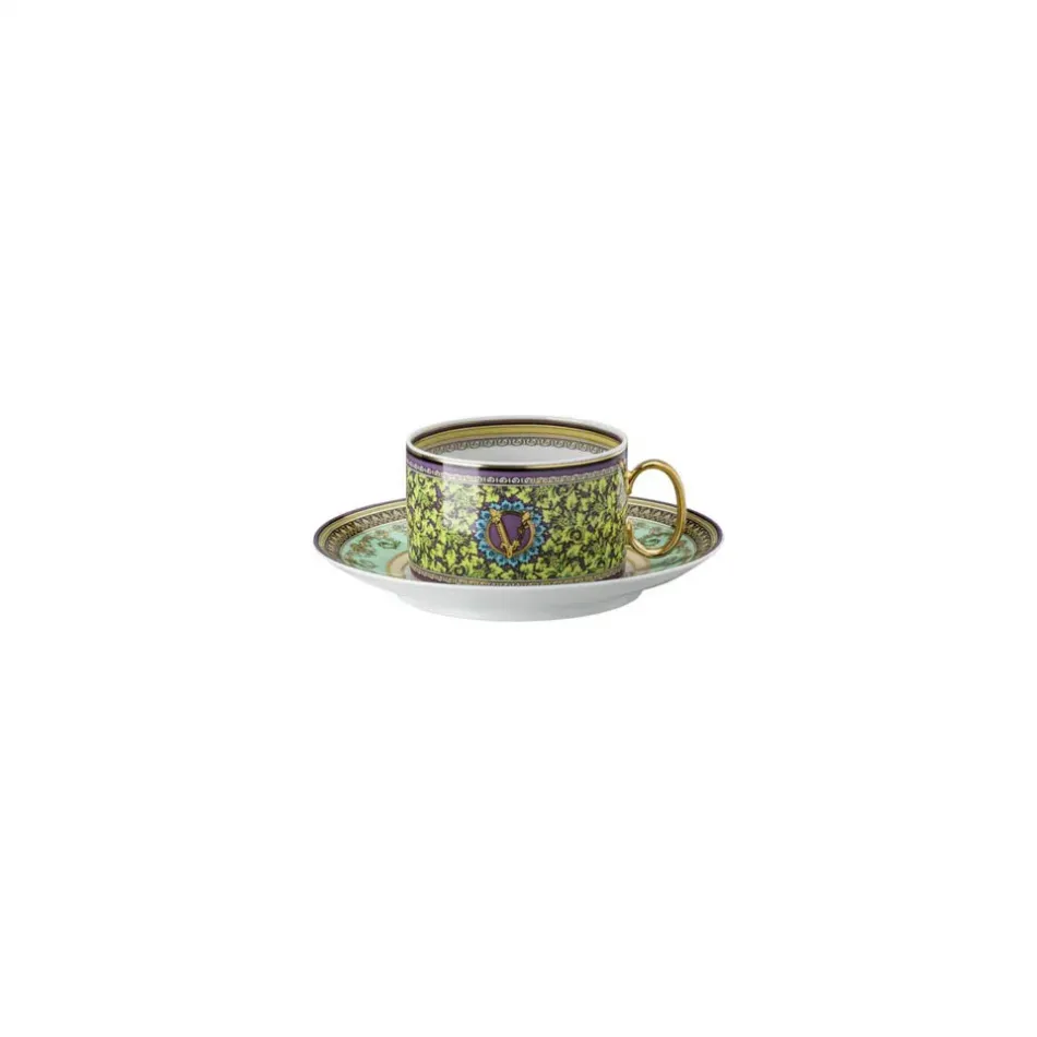 Barocco Mosaic Tea Cup & Saucer 6 1/4 in