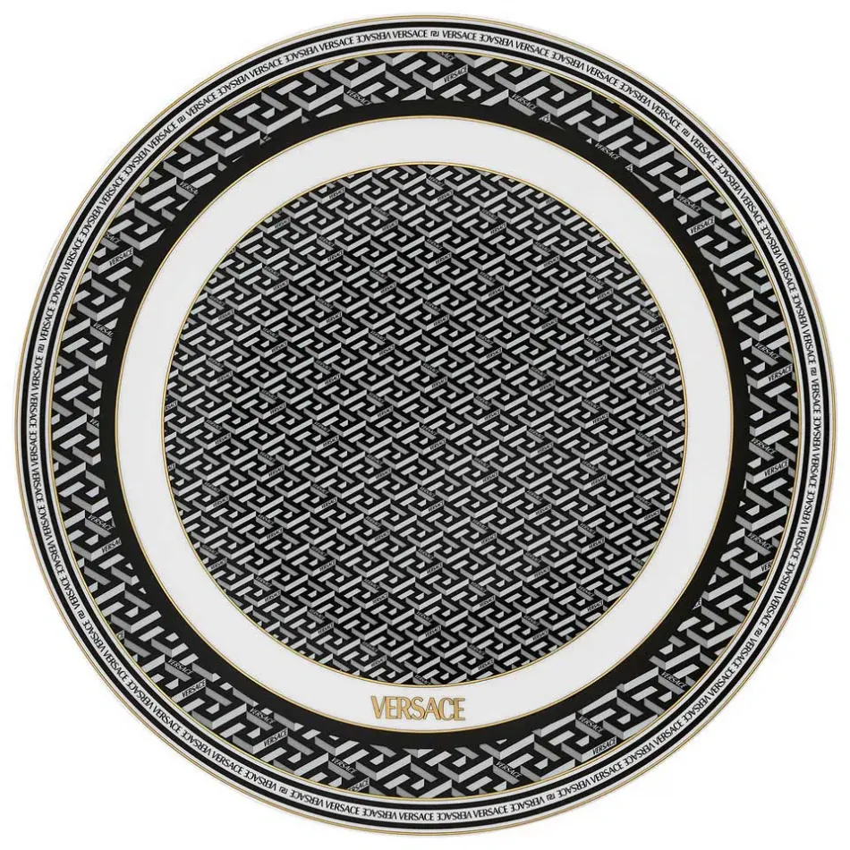 La Greca Signature Black Service Plate 13 in