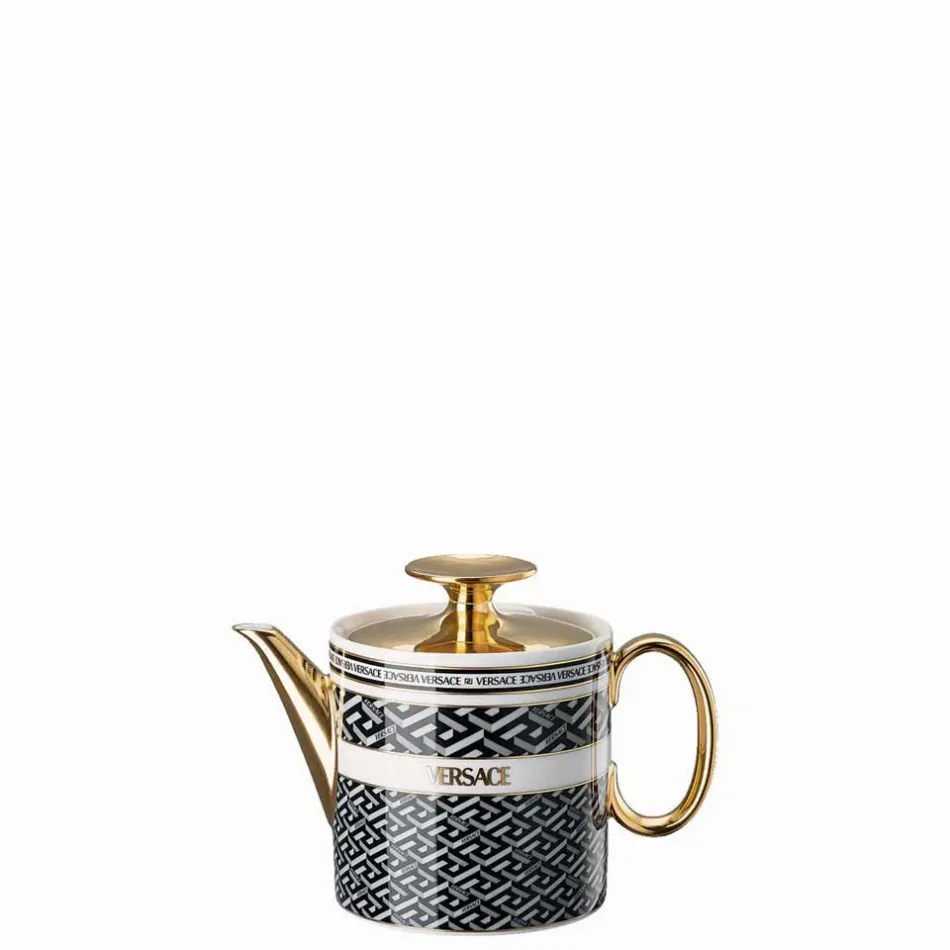 La Greca Signature Black Tea Pot For Two 16 oz