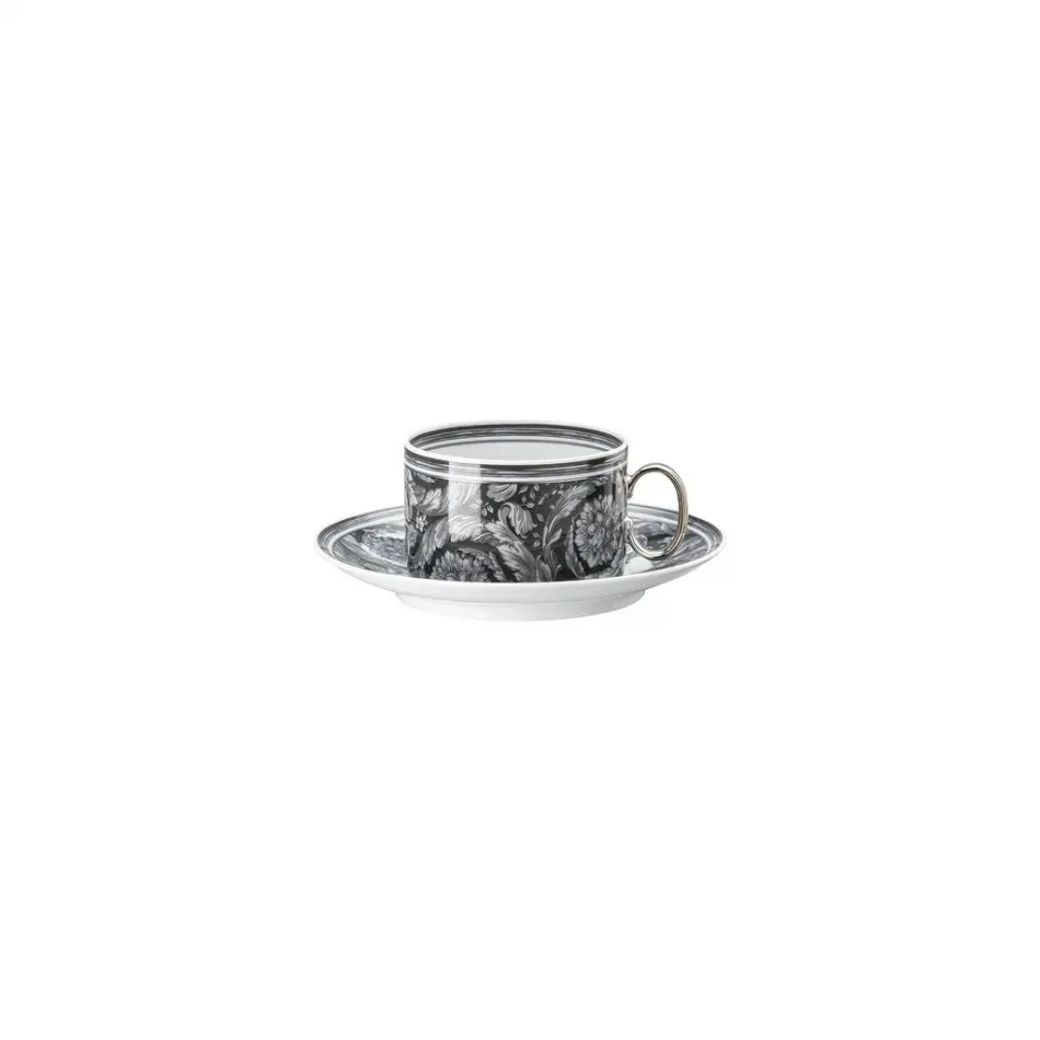 Barocco Haze Tea Cup & Saucer 6 1/4 in 7 oz