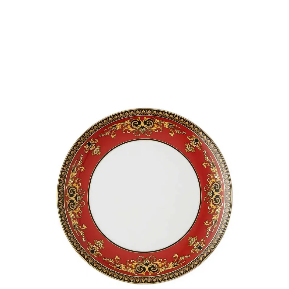 Medusa Red Modern Salad Plate 8 1/4 in