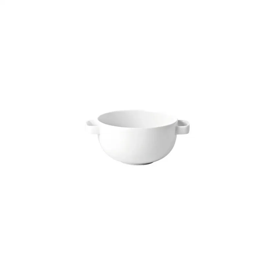 Moon White Cream Soup Cup 10 oz