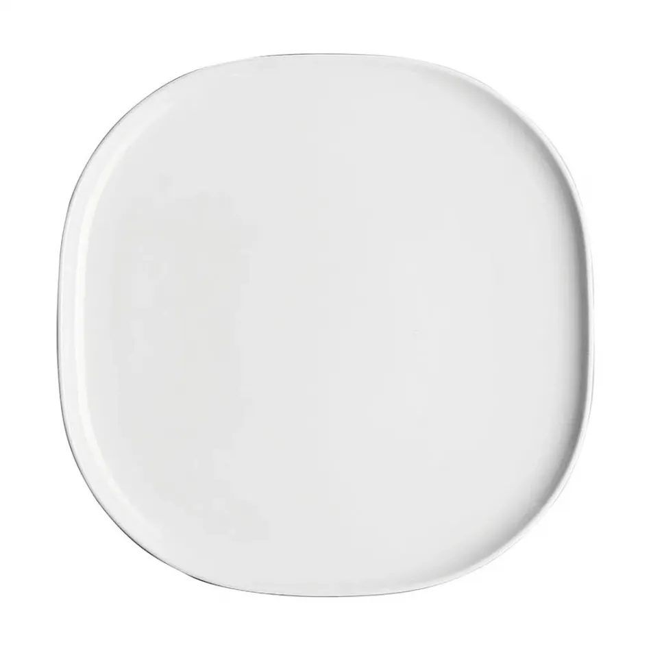 Moon White Platter 12 1/4 in