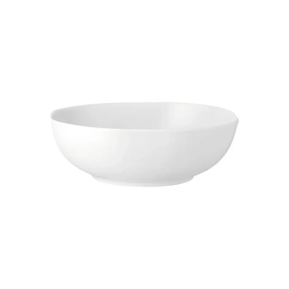 Moon White Vegetable Bowl Open 10 in 80 oz