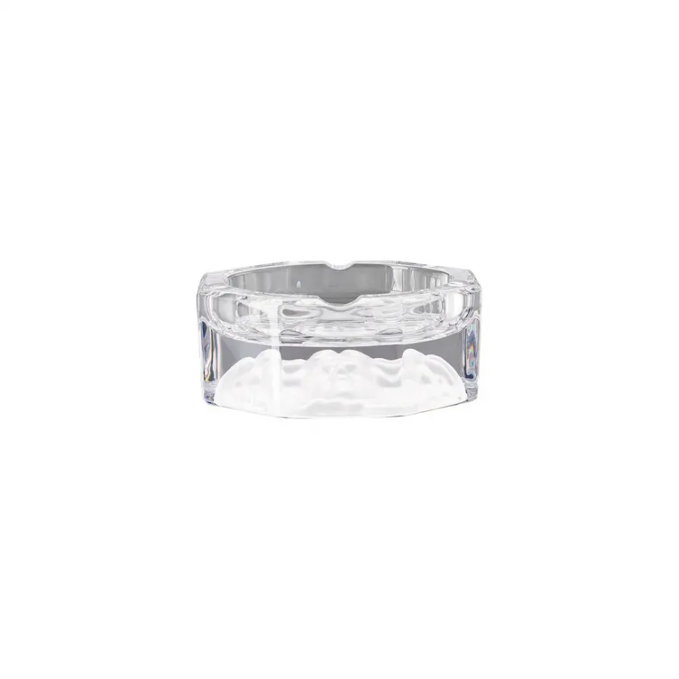 Medusa Lumiere Clear Ashtray 6 1/4 in