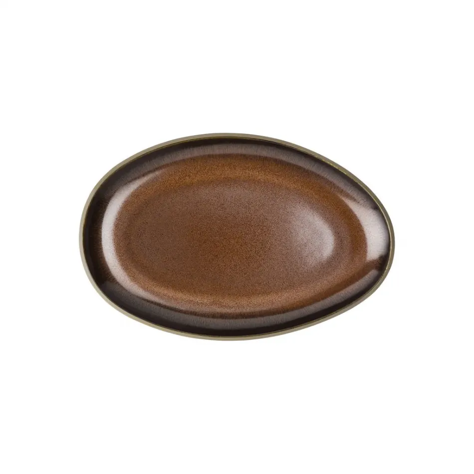 Junto Bronze Platter Flat 9 7/8 in