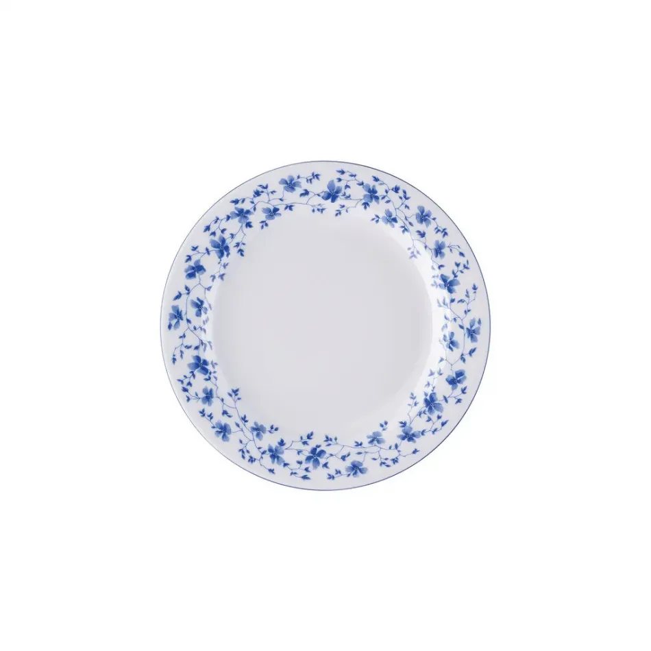 Form 1382 Blue Blossom Rim Plate 7 1/2 in