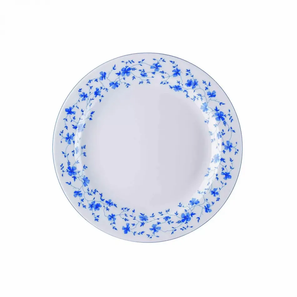 Form 1382 Blue Blossom Rim Plate 10 in