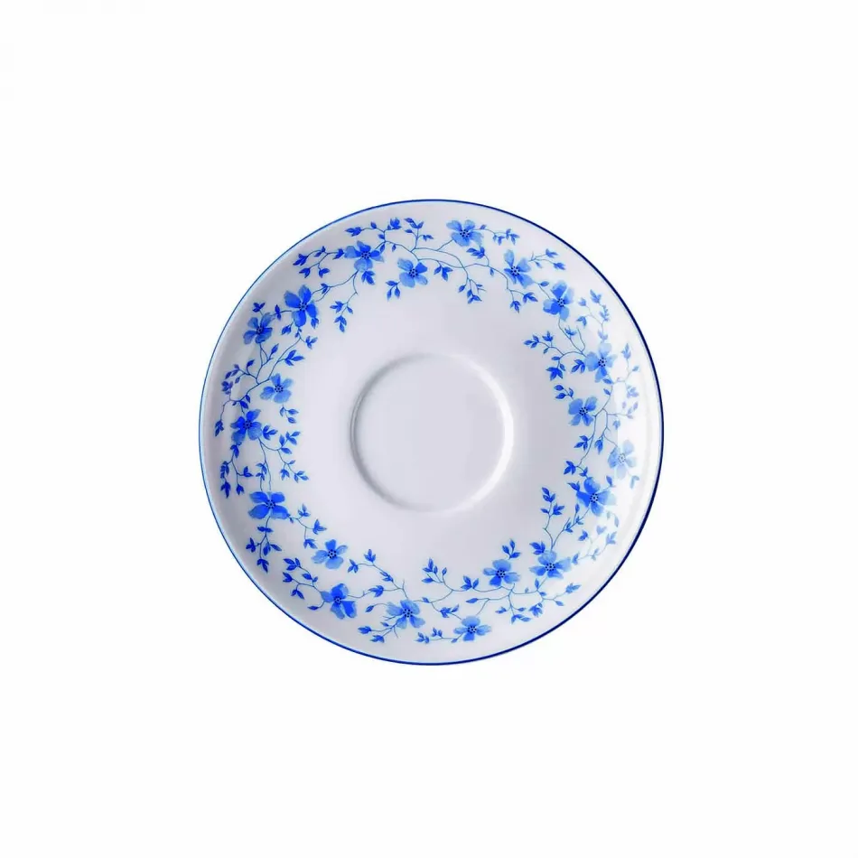 Form 1382 Blue Blossom Tea Saucer 6 in