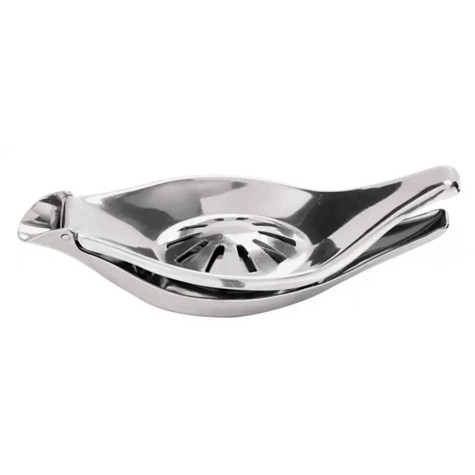 Elite Lemon Squeezer 4 7/8 X 2 1/2 In. D 18/10 Stainless Steel