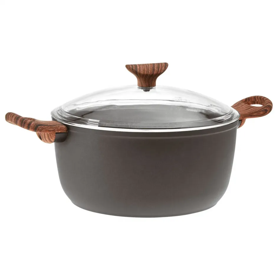 Rock 'N' Rose Black Saucepot Round 24,0 cm h 11,5 cm 4,500 l