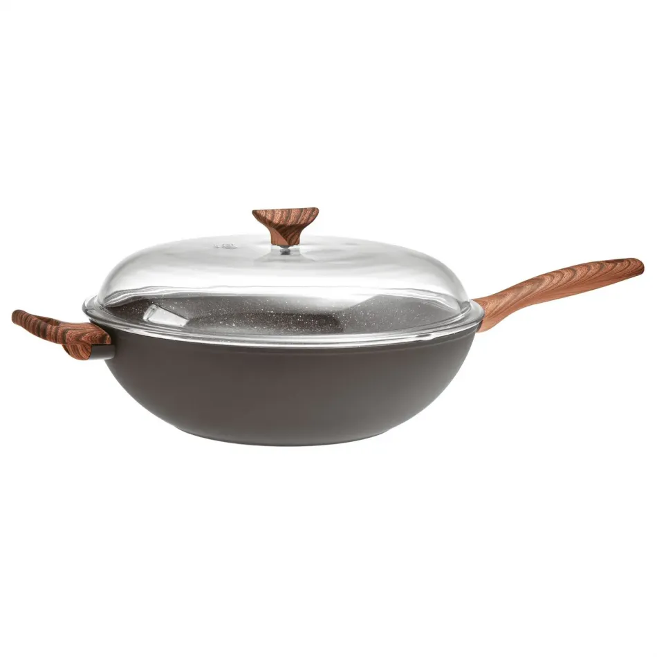 Rock 'N' Rose Black Wok Round 32,0 cm h 9,5 cm 5,700 l