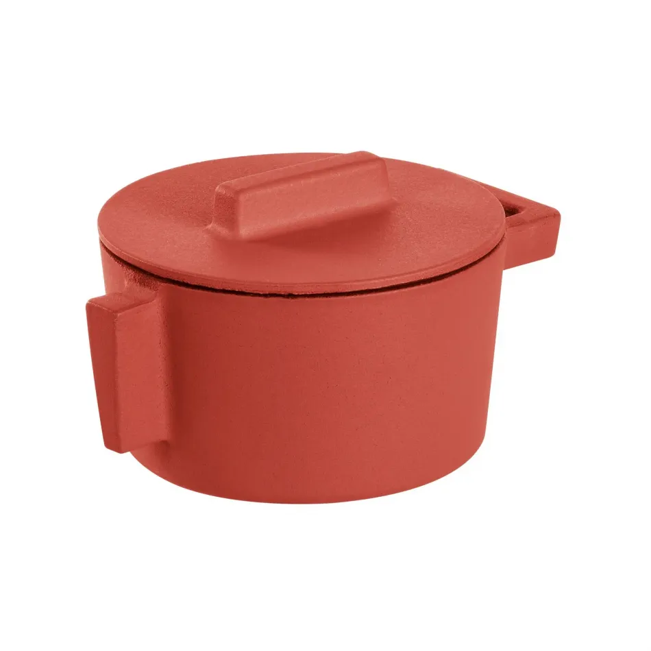 Terra.Cotto Cast Iron Paprika Saucepan Round 10,0 cm h 7,5 cm 0,310 l