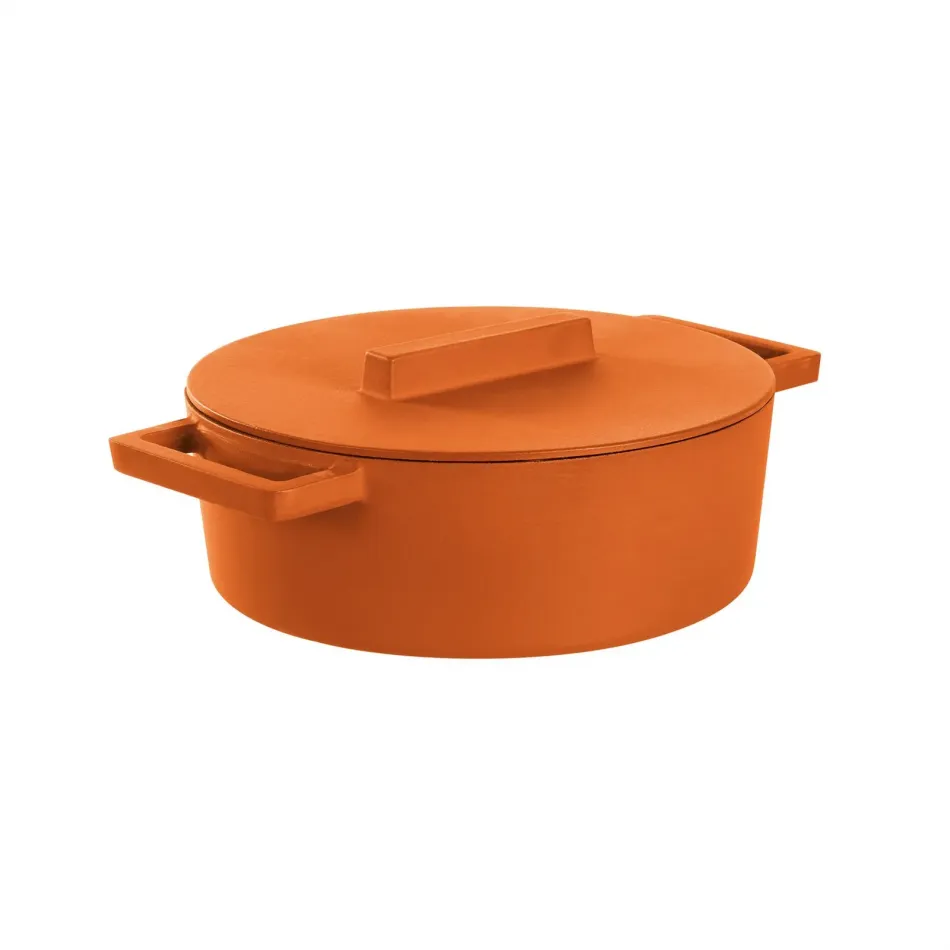 Terra.Cotto Cast Iron Curry Casserole Pot 30,0 cm x 25,0 cm h 13,3 cm 5,000 l