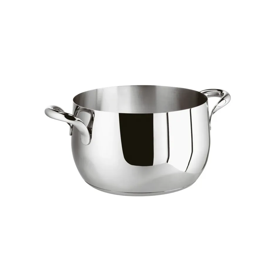 Kikka Mirror Steel Saucepot Round 16,0 cm h 10,5 cm 2,300 l
