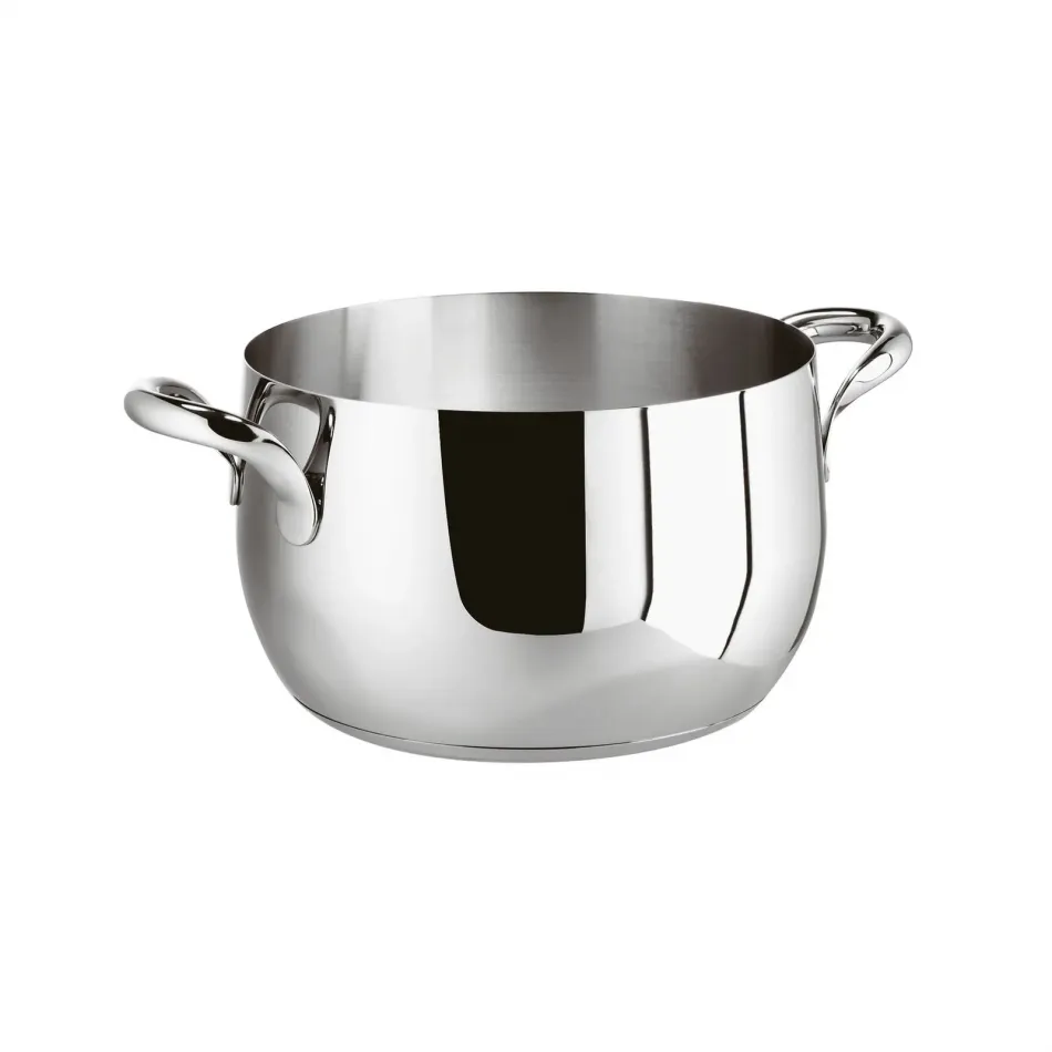 Kikka Mirror Steel Saucepot Round 20,0 cm h 13,0 cm 3,800 l