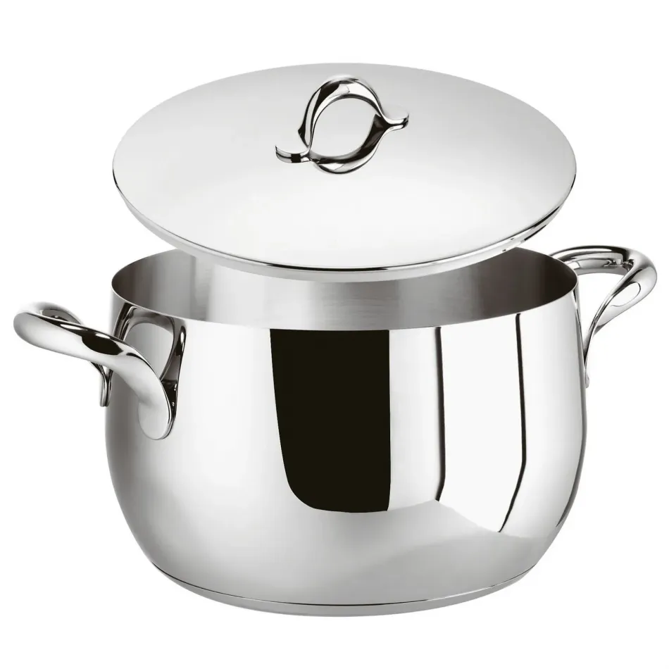 Kikka Mirror Steel Saucepot with Lid