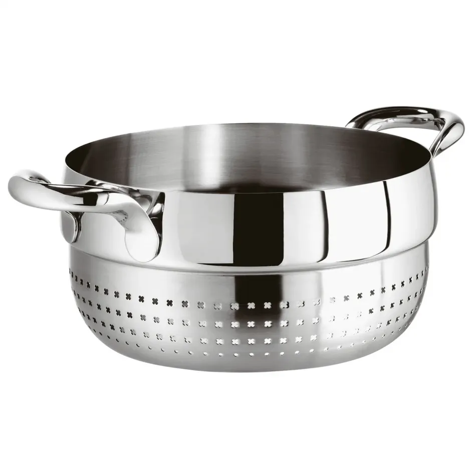 Kikka Mirror Steel Steamer Round 24,0 cm h 12,0 cm