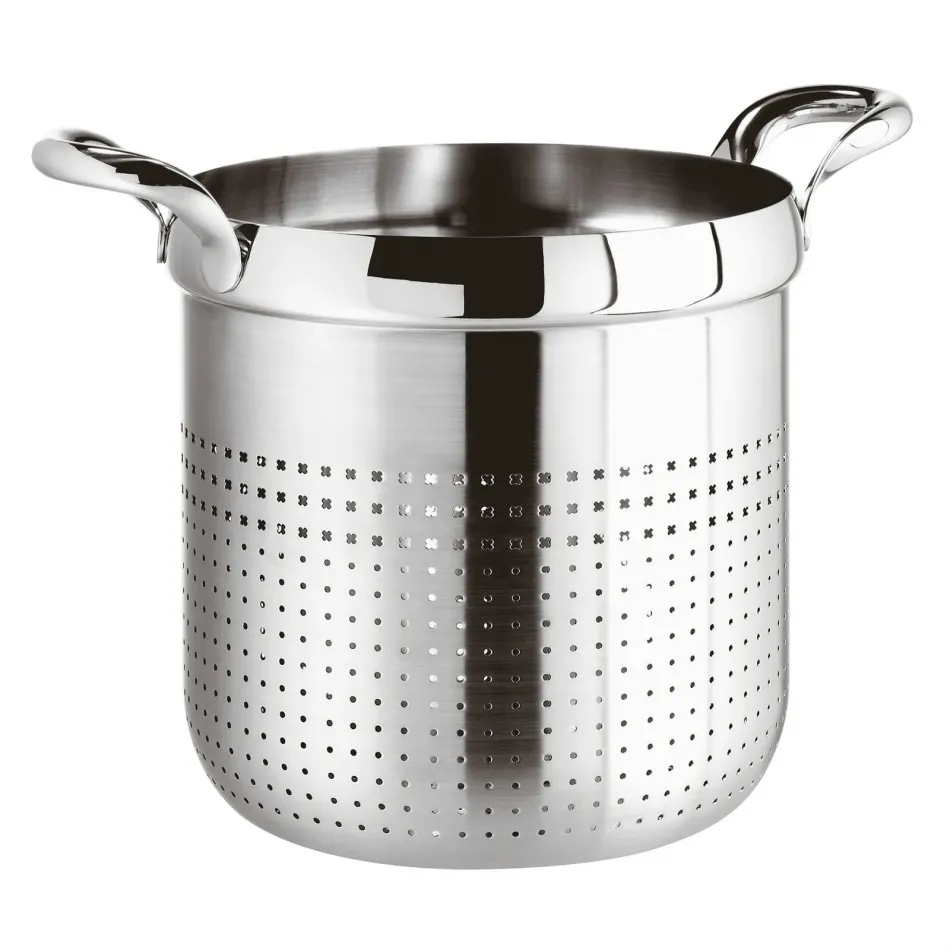 Kikka Mirror Steel Colander for Stock Pot 24,0 cm h 27,5 cm
