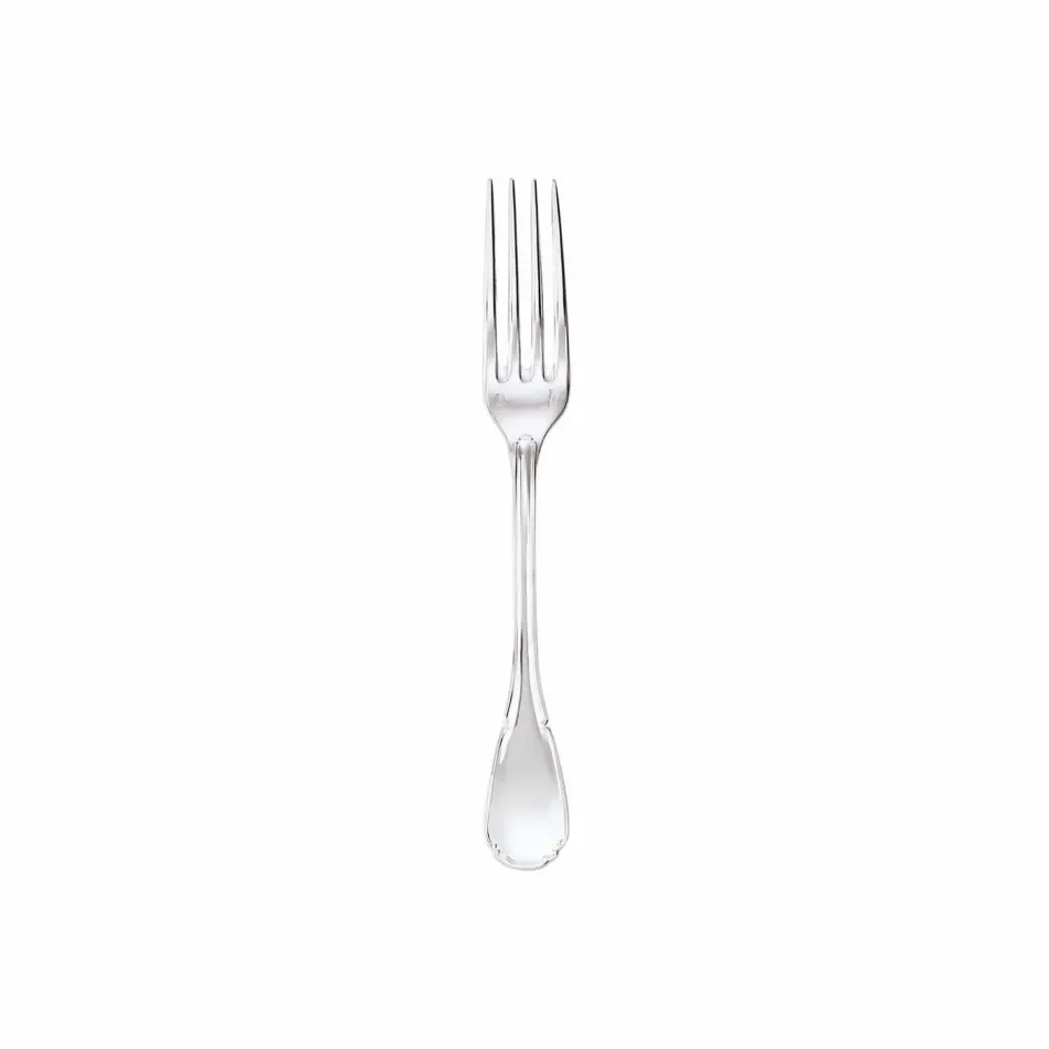 Baroque Silverplated Table Fork 8 1/8 In. Silverplated