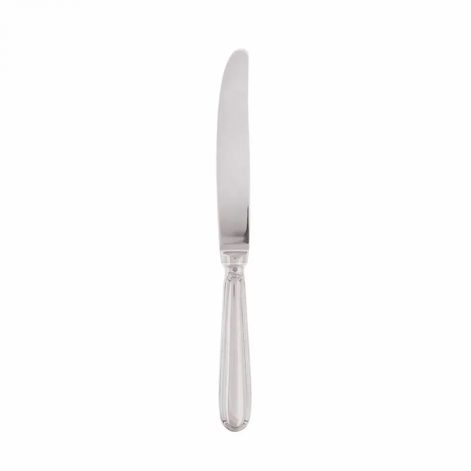 Baroque Silverplated Dessert Knife Hollow Handle Orfevre 8 5/8 In. Silverplated