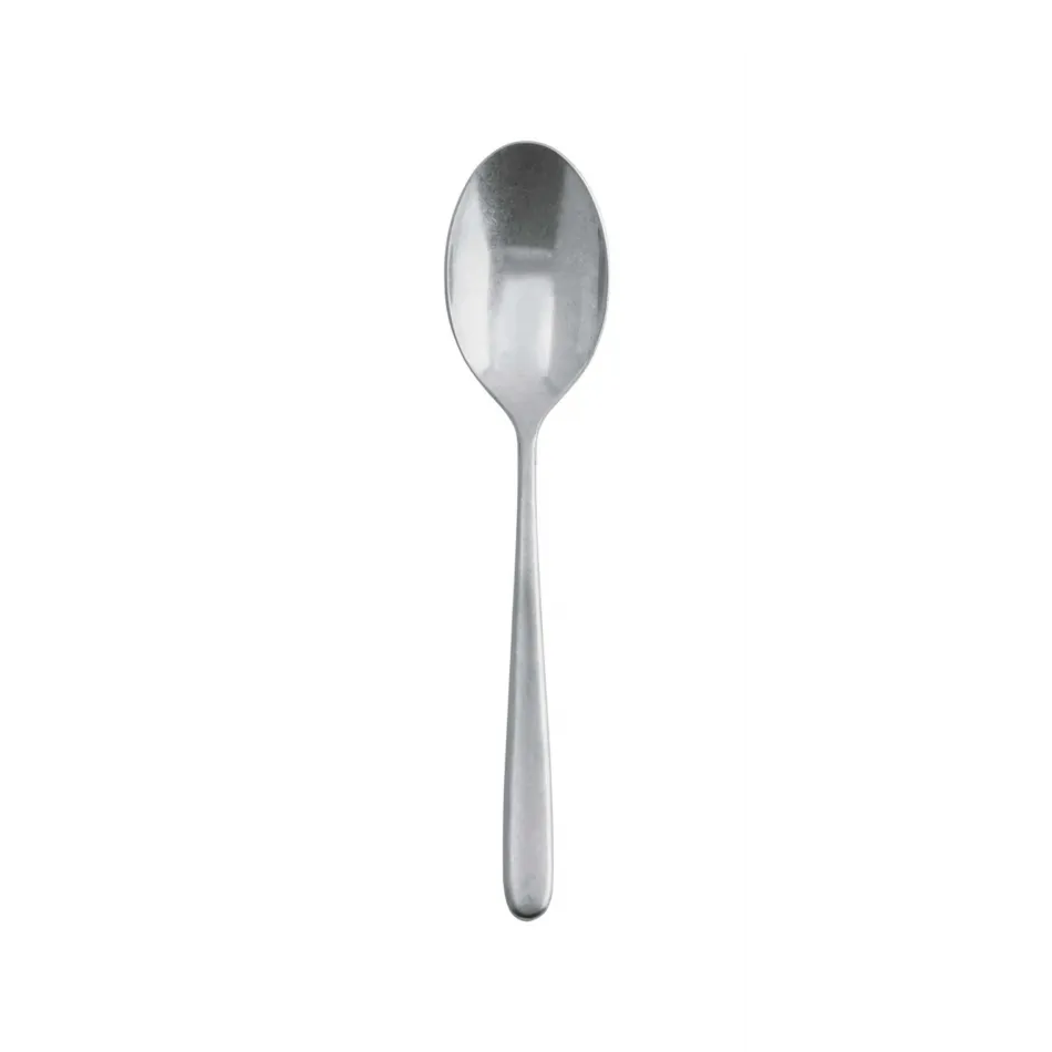 Hannah Vintage Dessert Spoon 7 1/8 In 18/10 Stainless Steel Vintage Finishing (Special Order)