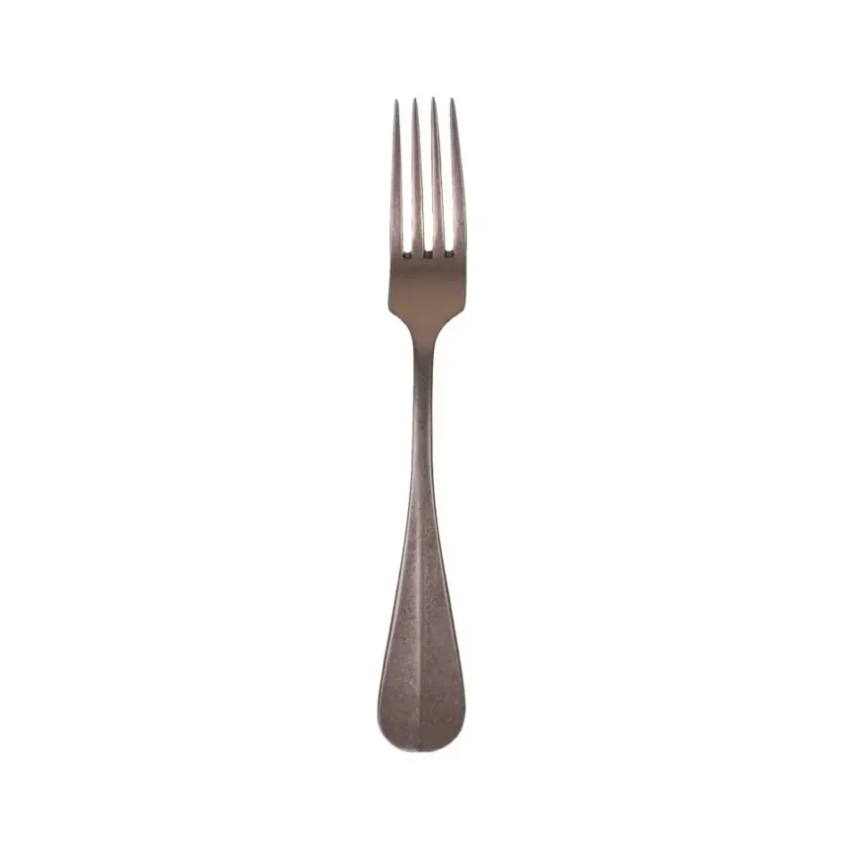 Baguette Vintage Copper Table Fork 8 1/8 in 18/10 Stainless Steel Vintage Pvd Finishing