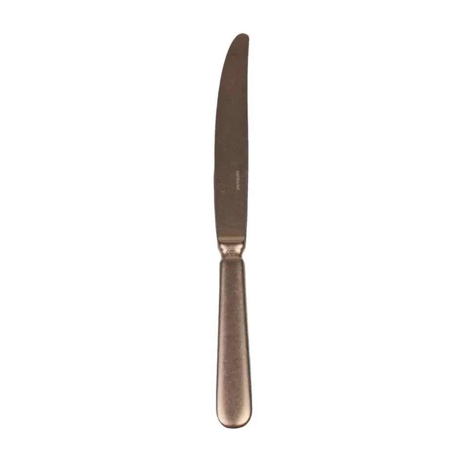 Baguette Vintage Copper Table Knife Sh 9 3/4 in 18/10 Stainless Steel Vintage Pvd Finishing