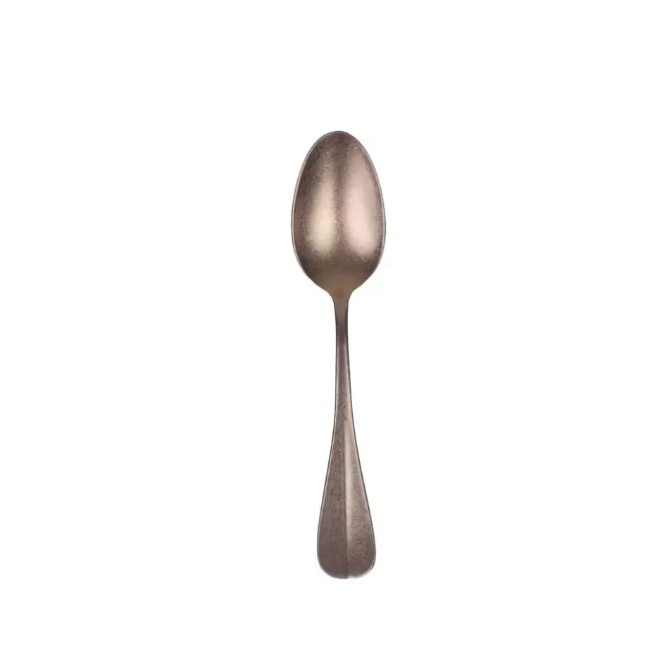 Baguette Vintage Copper Dessert Spoon 7 1/8 in 18/10 Stainless Steel Vintage Pvd Finishing