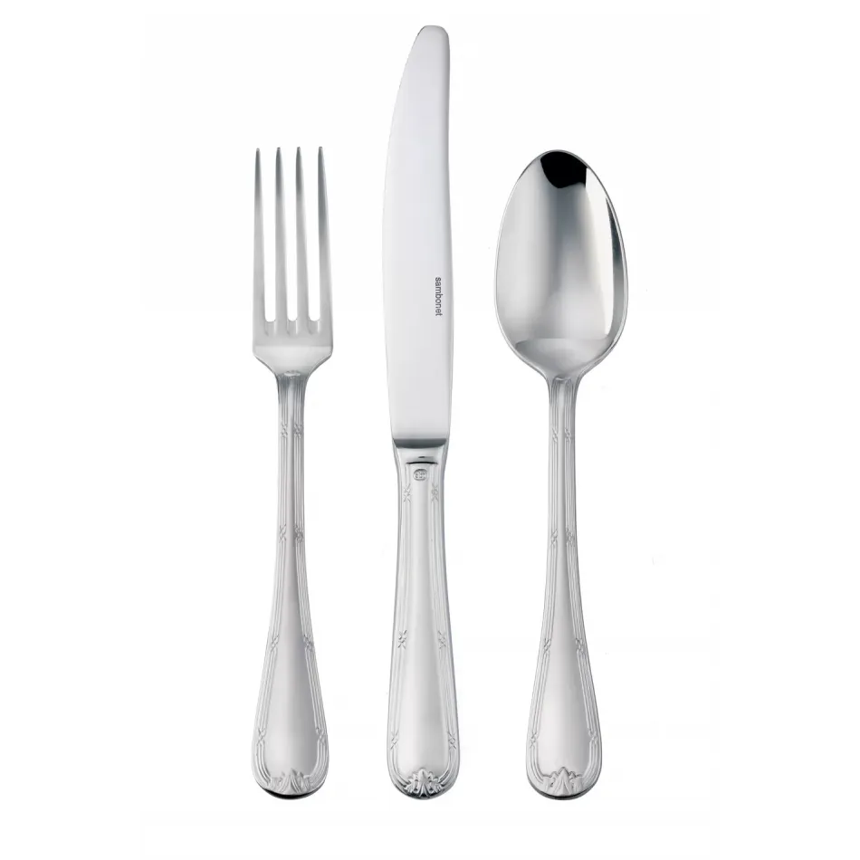 Ruban Croisè 5-Pc Place Setting Solid Handle 18/10 Stainless Steel