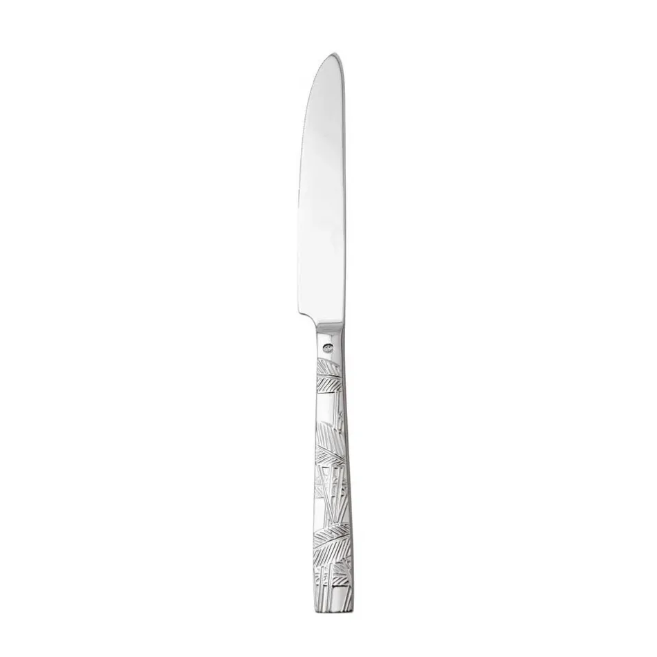 Jungle Dessert Knife Solid Handle 8 1/4 In 18/10 Stainless Steel