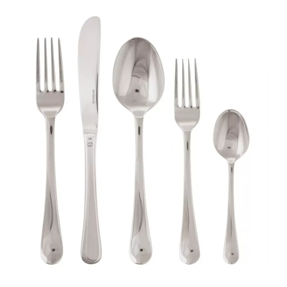 Symbol 5-Pc Place Setting Solid Handle 18/10 Stainless Steel