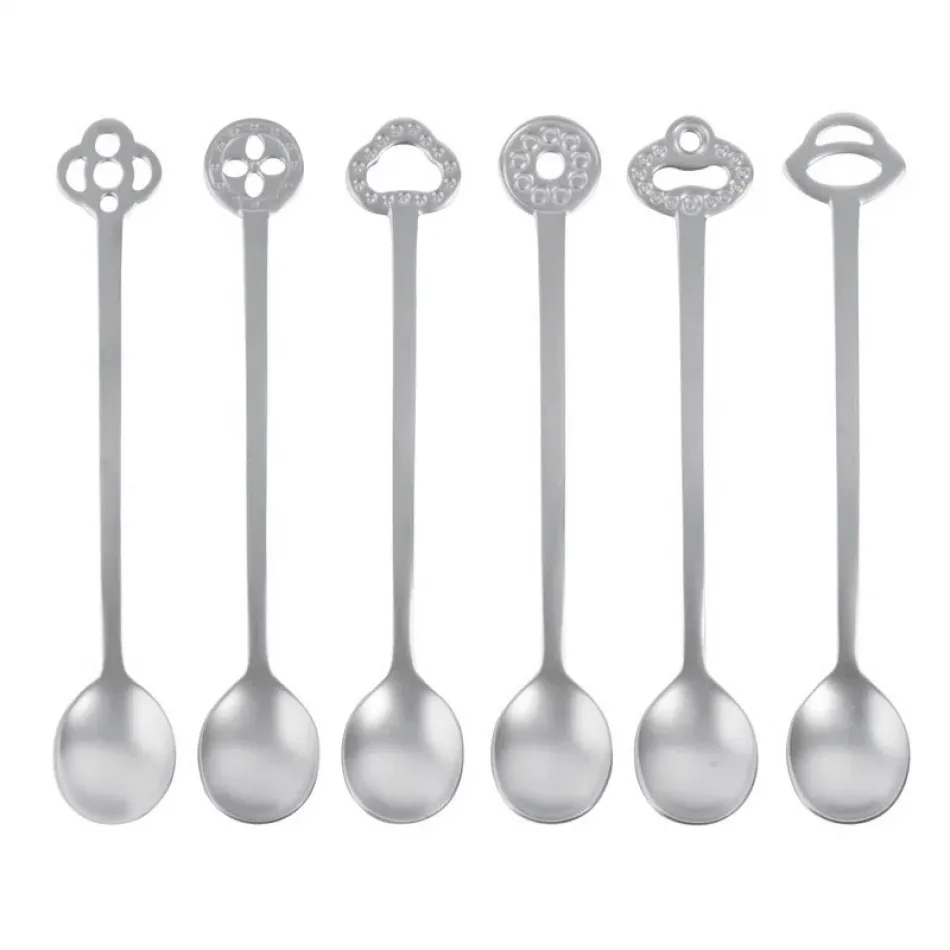 Party Oriental Set 6 Party Spoons Antico