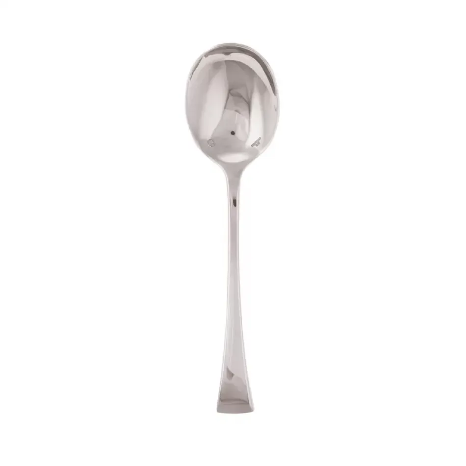 Triennale Silverplated Bouillon Spoon 6 7/8 In On 18/10 Stainless Steel