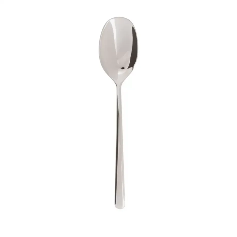 Linear Silverplated French Sauce Spoon 6 7/8 In On 18/10 Stainless Steel