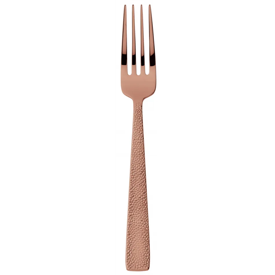Siena Copper Table Fork 8 In 18/10 Stainless Steel Pvd Mirror