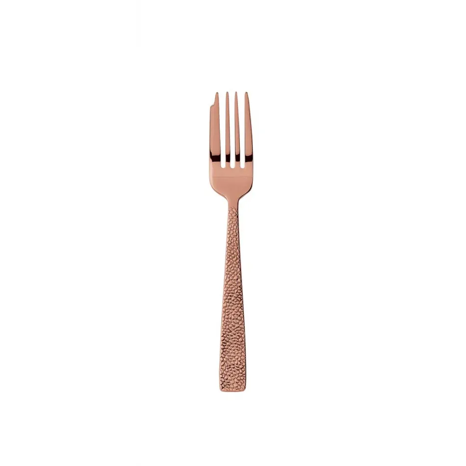 Siena Copper Cake Fork 5 7/8 In 18/10 Stainless Steel Pvd Mirror