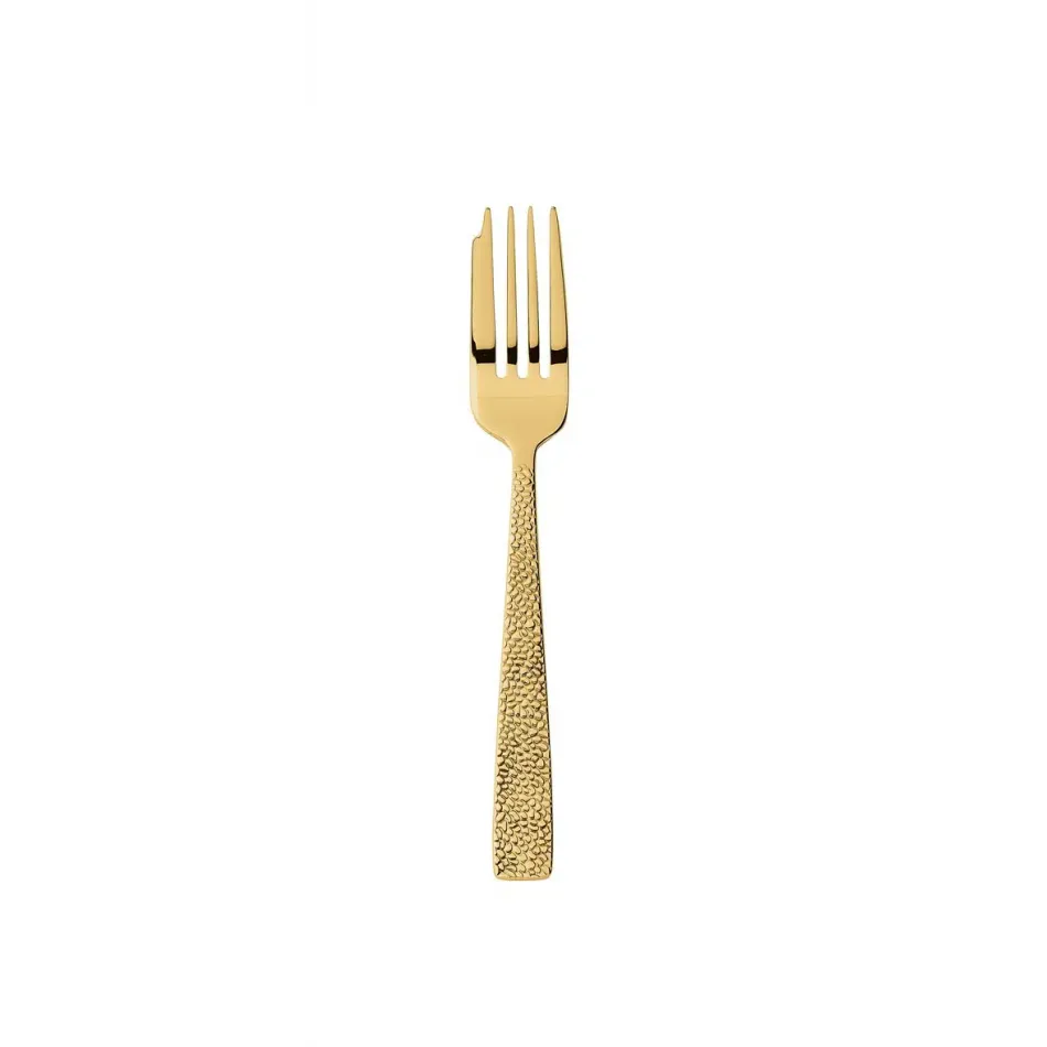 Siena Gold Cake Fork 5 7/8 In 18/10 Stainless Steel Pvd Mirror