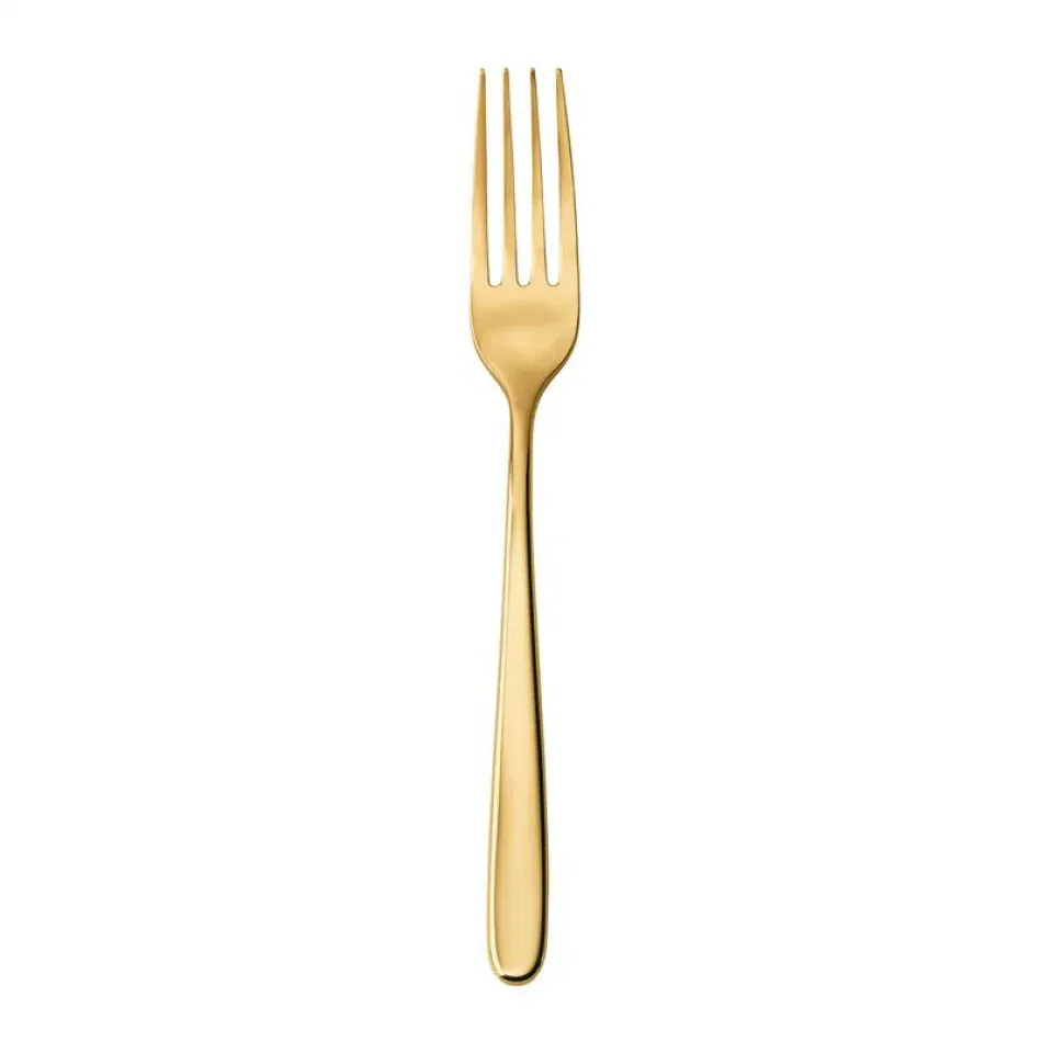 Hannah Gold Table Fork 8 1/4 In 18/10 Stainless Steel Pvd Mirror (Special Order)