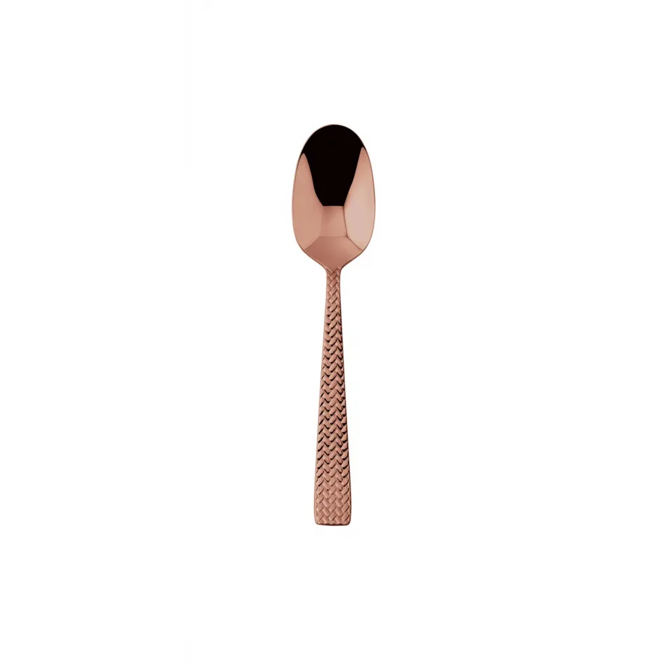 Cortina Copper Mocha Spoon 4 3/8 In 18/10 Stainless Steel Pvd Mirror