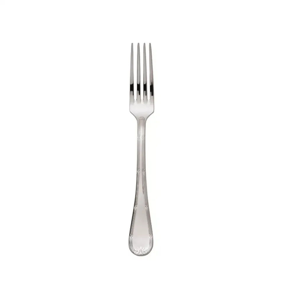 Ruban Croisè Silverplated Table Fork 8 1/4 In On 18/10 Stainless Steel